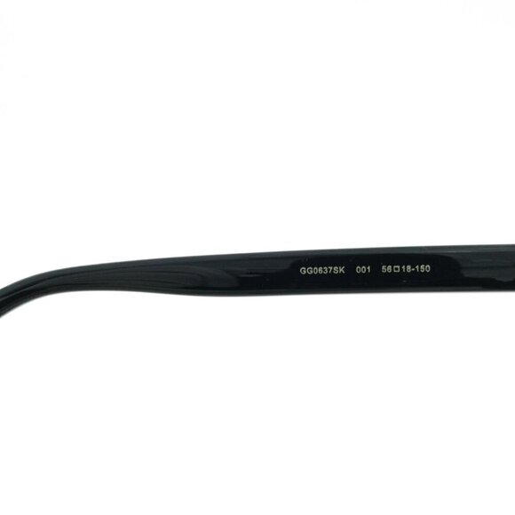Gucci GG0637 Square Sunglasses Black OS - Picture 8 of 15